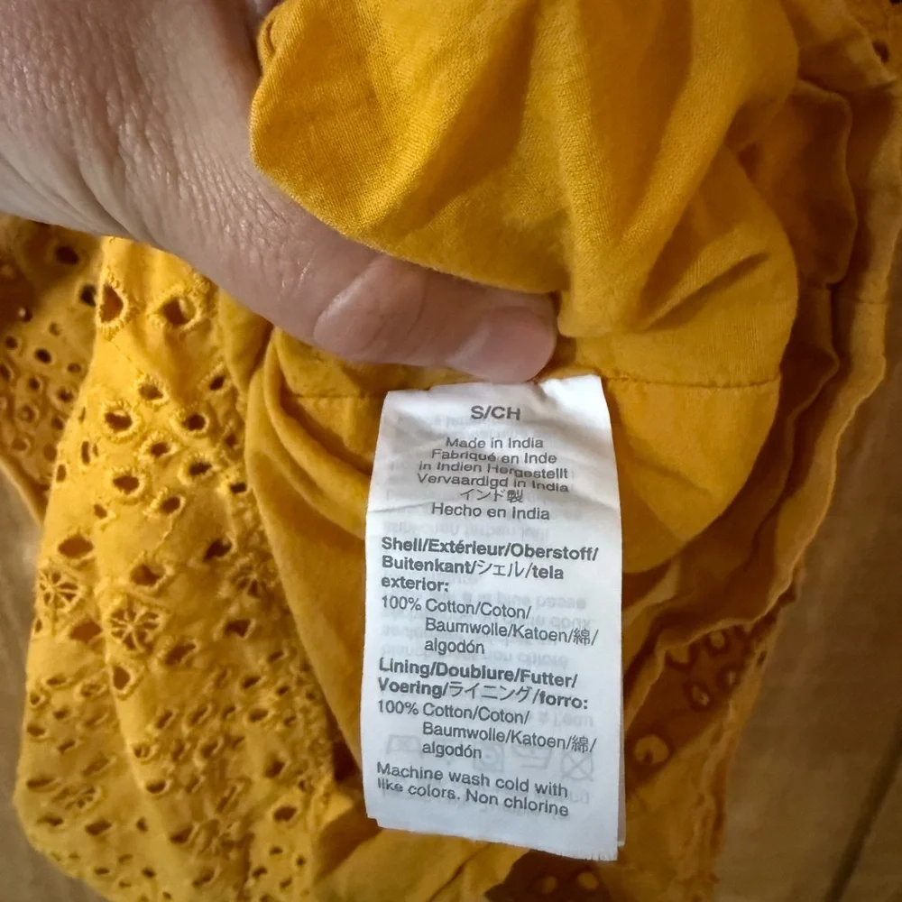 J. Crew chic mustard