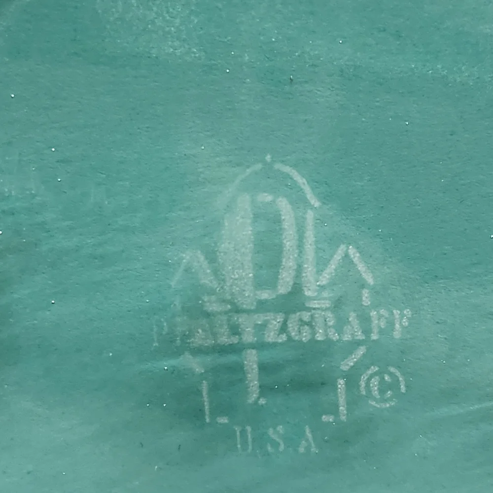 VTG Pfaltzgraff Christmas Heritage Glass Canister with Ceramic Lid  Made in USA