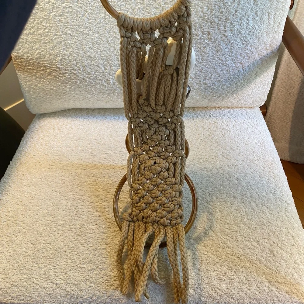 Vintage mcm macrame
