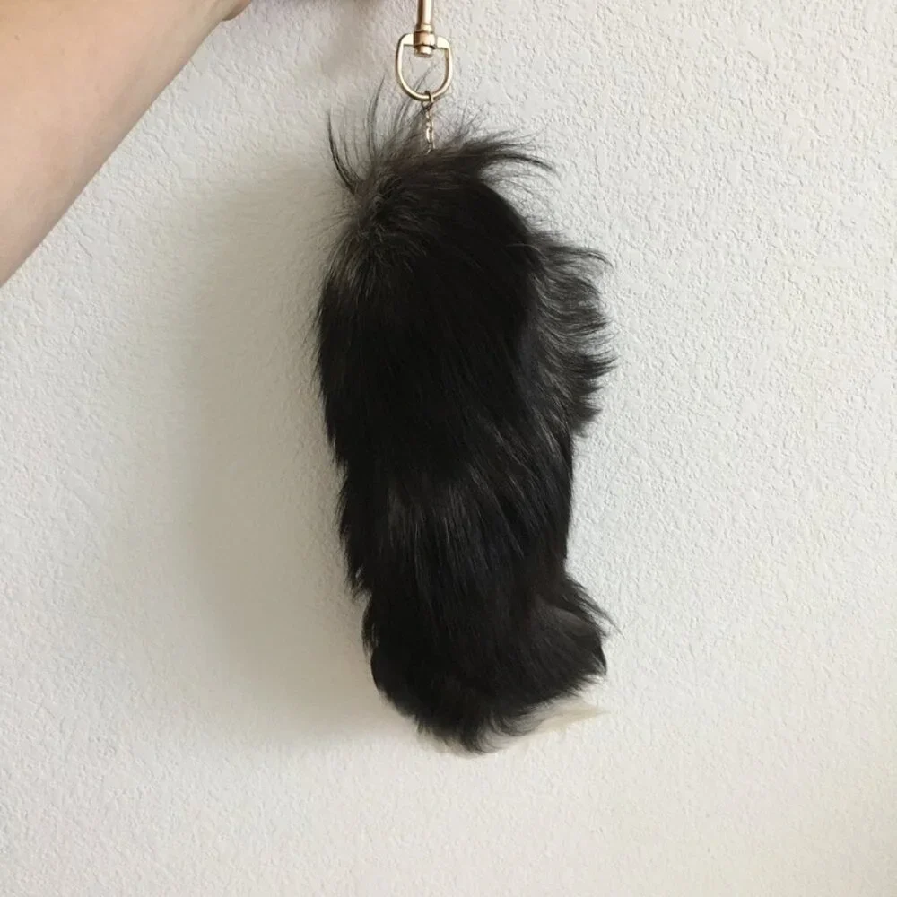 Animal Fur Tail Keychain