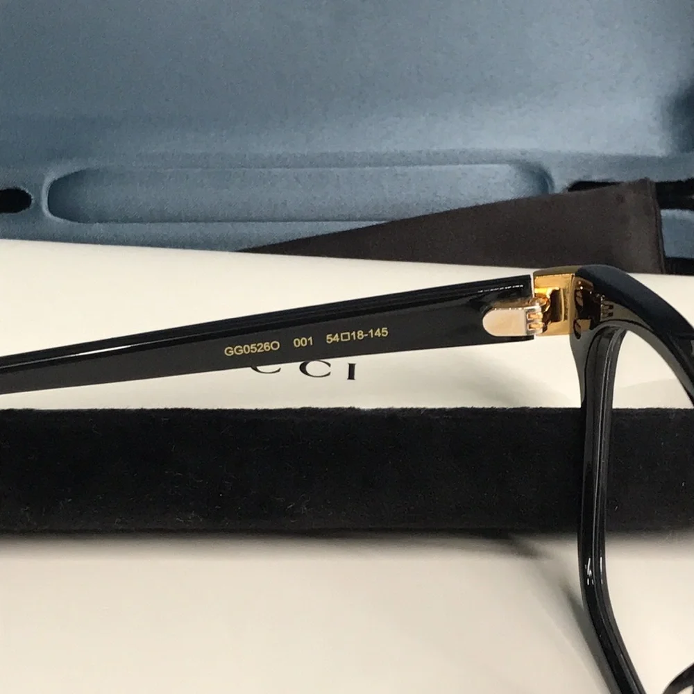 Gucci Black Oversized Square Sunglasses GG0526o 001