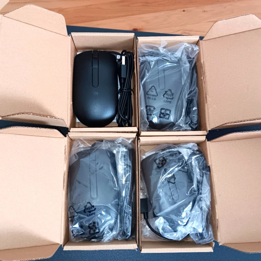 4 Mouse Wired Computer Mouse Model MS 116 Black