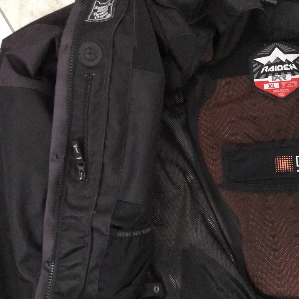THE ICON Rainden DKR D30 Men Motorcyclist Jacket | XL