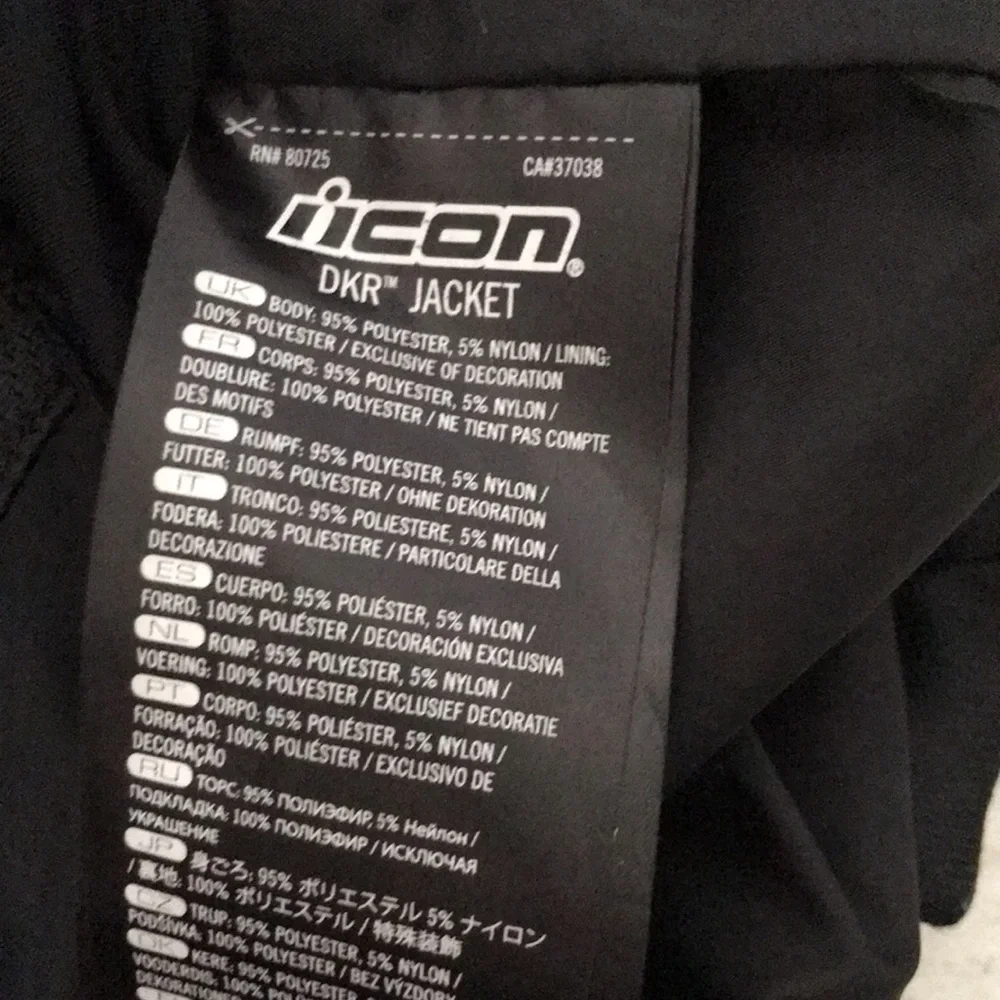 THE ICON Rainden DKR D30 Men Motorcyclist Jacket | XL