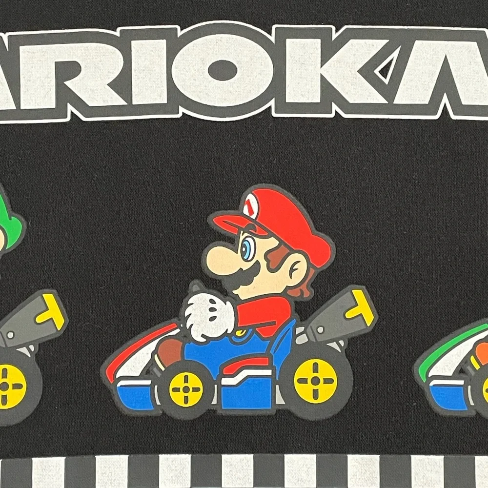 Old Navy Mario Kart Black Hoodie Boy’s Size XL
