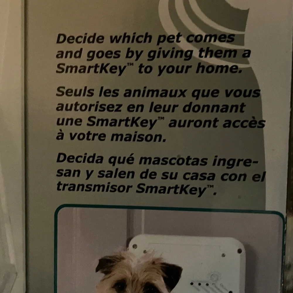 SmartDoor Electronic Pet Door for Small Dogs - Dark Green