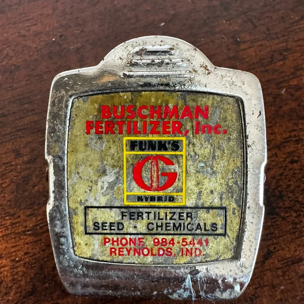 Buschman Fertilizer - Reynolds, Indiana, Chip Clip Binder Clip Fridge Magnet
