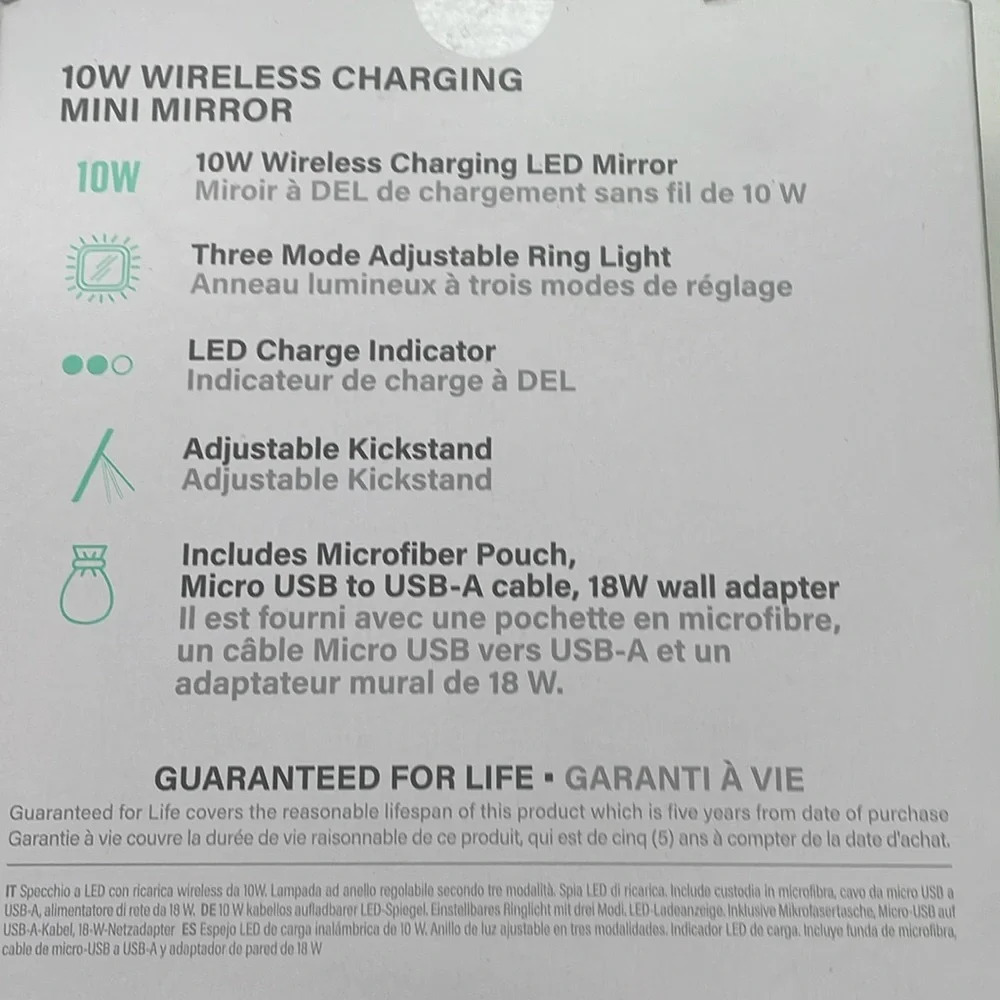 Insipid Wireless Charging Mirror
