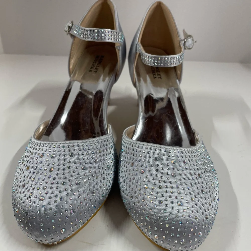 Badgley Mischka heel fabric women’s