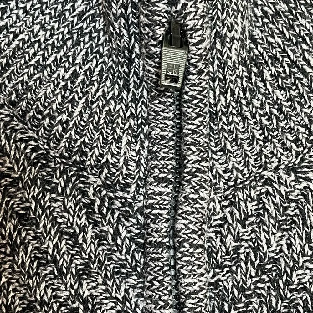Calvin Klein Men's Knit Sweater Quarter Zip Pullover Cardigan Sz Medium