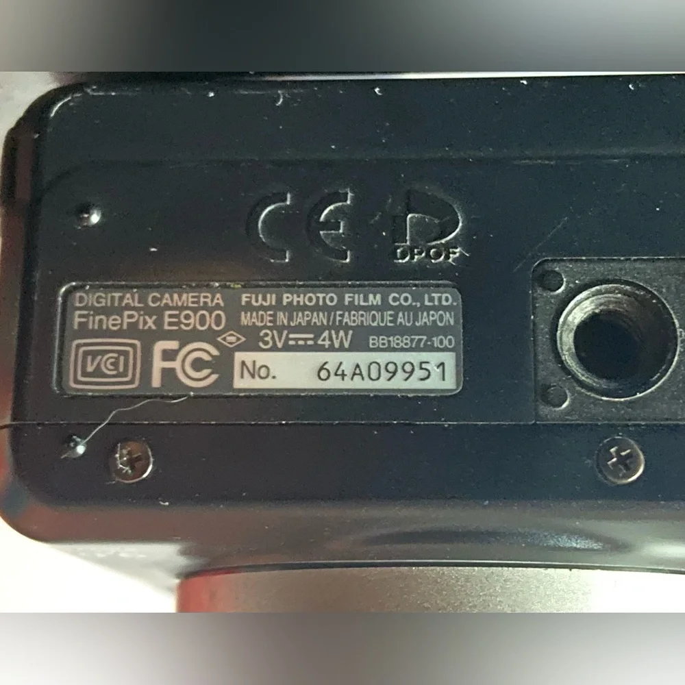 Fujifilm finepix e900