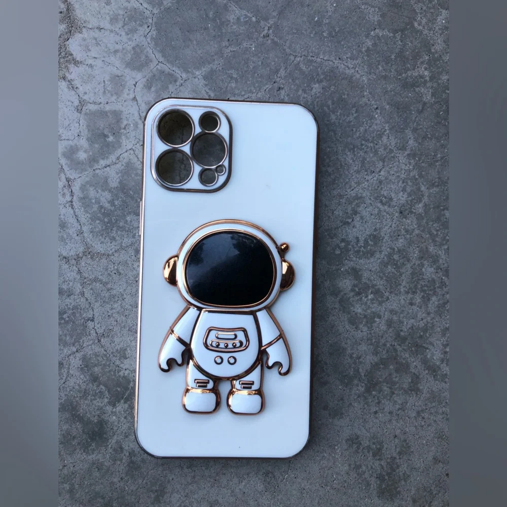 White Astronaut iPhone 12 Pro Max Case