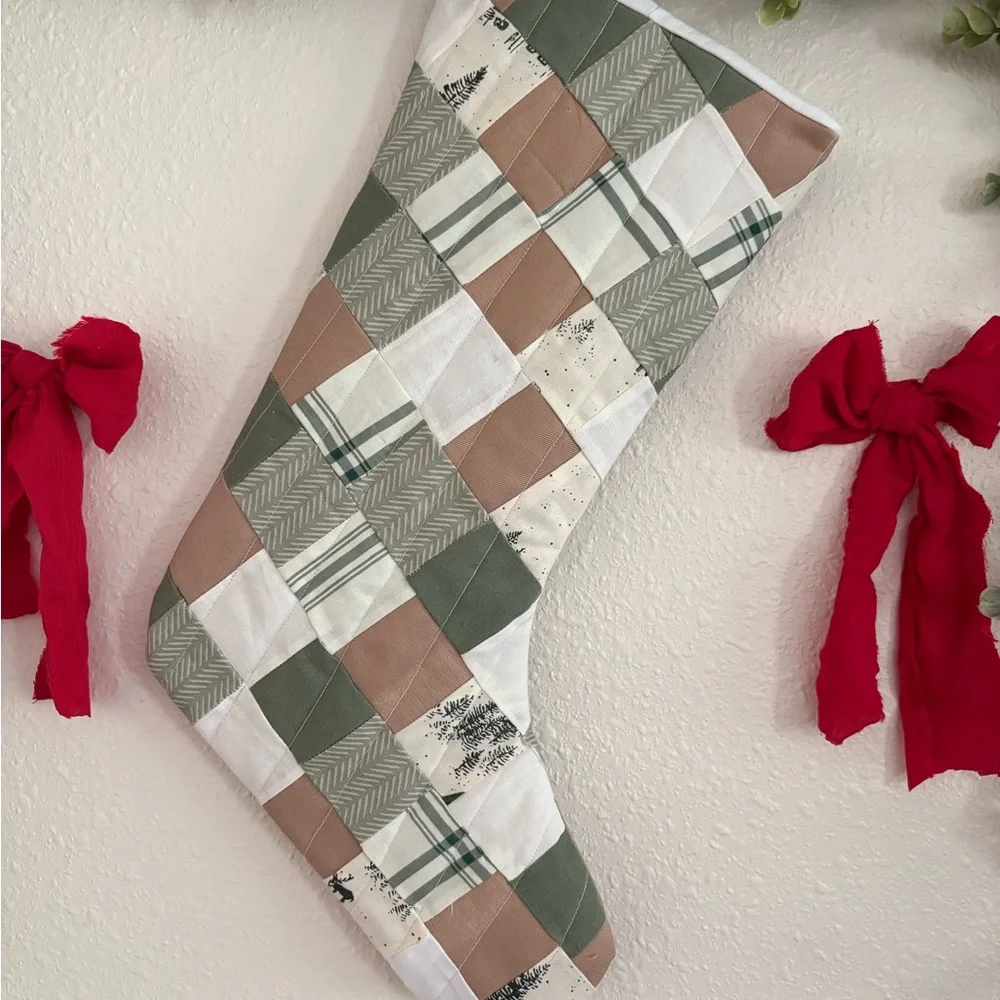 Patchwork Holiday Stocking