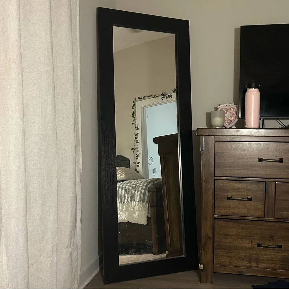 Elegant Black Framed Wall Mirror