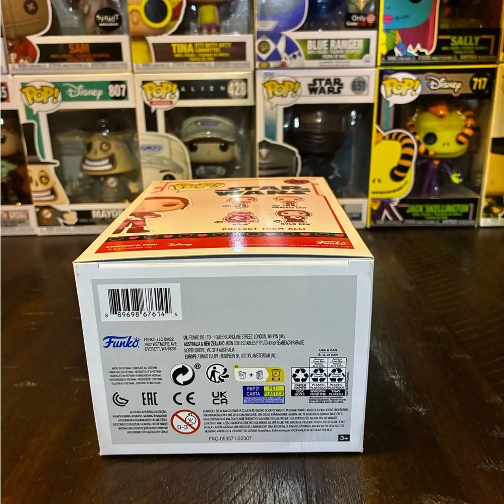 Funko Pop! Star Wars Valentine's Day Rey figure, #588