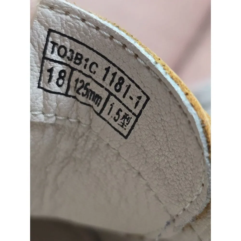 Taranis shoes toddler flaws