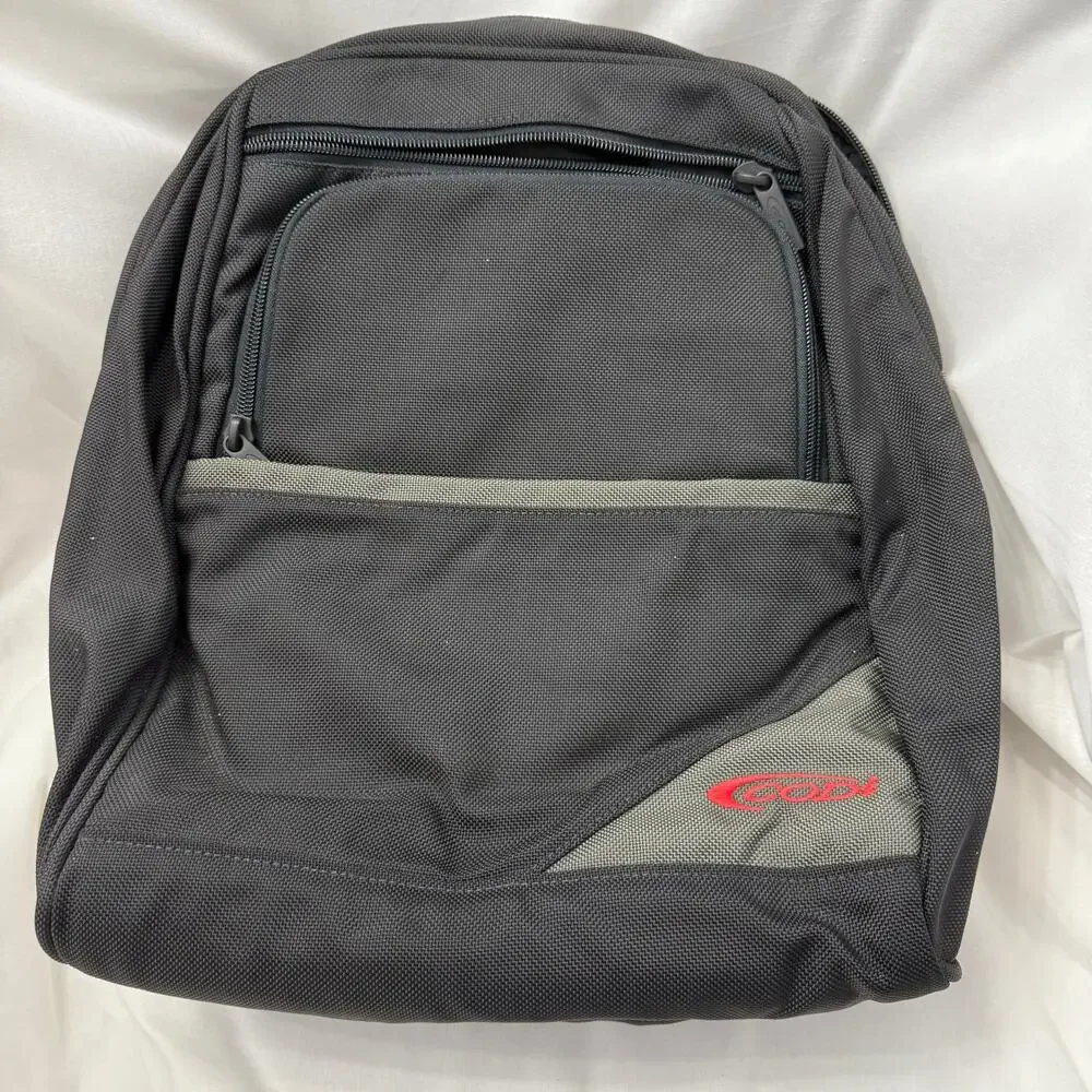 Codi Tri-Pak Black School Bag Laptop Case Backpack Carry-On Luggage Day Pack
