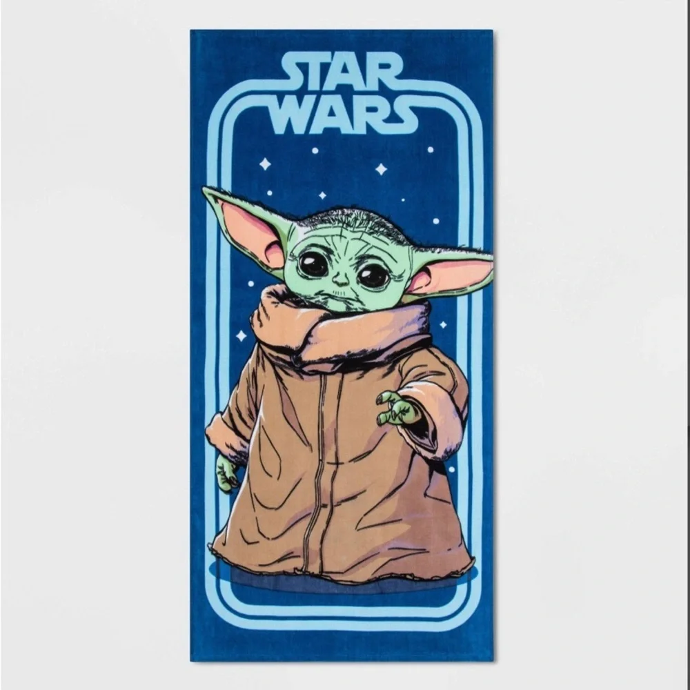 STAR Wars Mandalorian The Child Baby yoda beach towel NWT