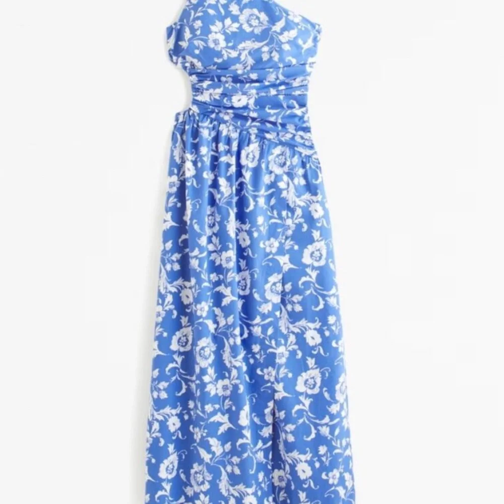 Abercrombie & Fitch Giselle Floral One-Shoulder Cutout Dress Size Extra Large