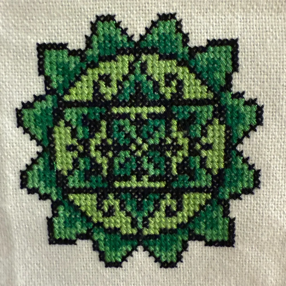 Colorful Hand-Stitched Chakra Wall Hanging Decor