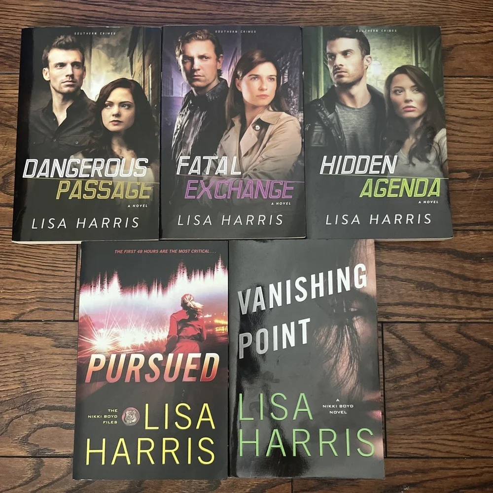 Lisa Harris‎ Book Lot 5 Nikky Boyd Southern Crime Series Suspense Thriller