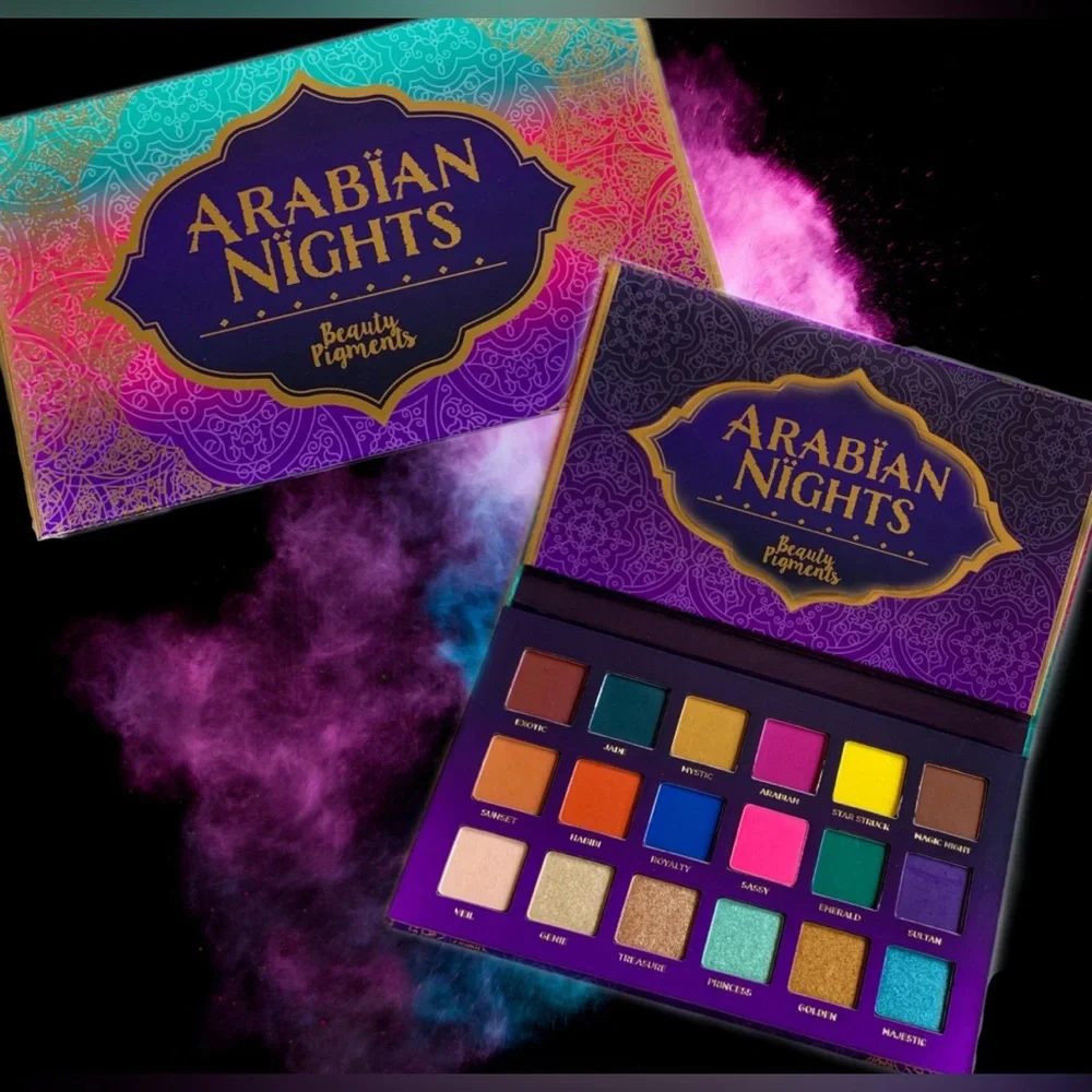 Arabian Nights Eyeshadow Palette - Vibrant Multicolor by