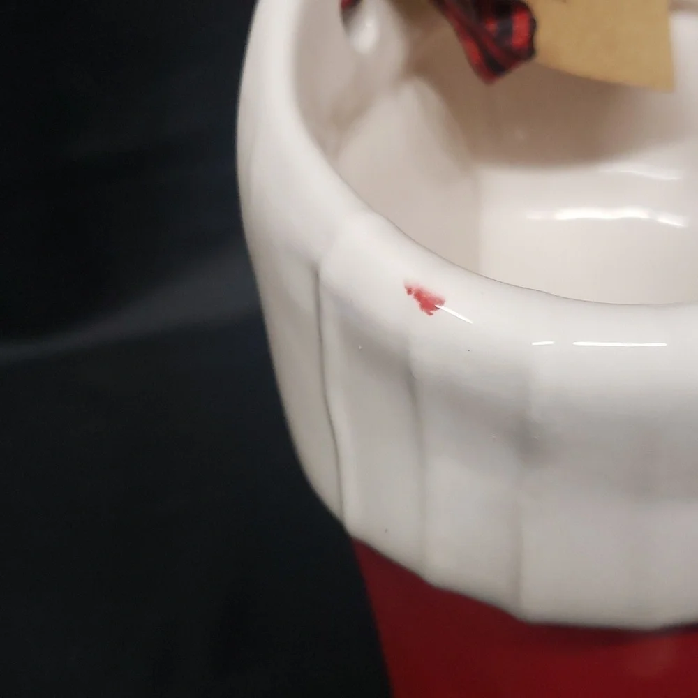 Rae Dunn red ceramic