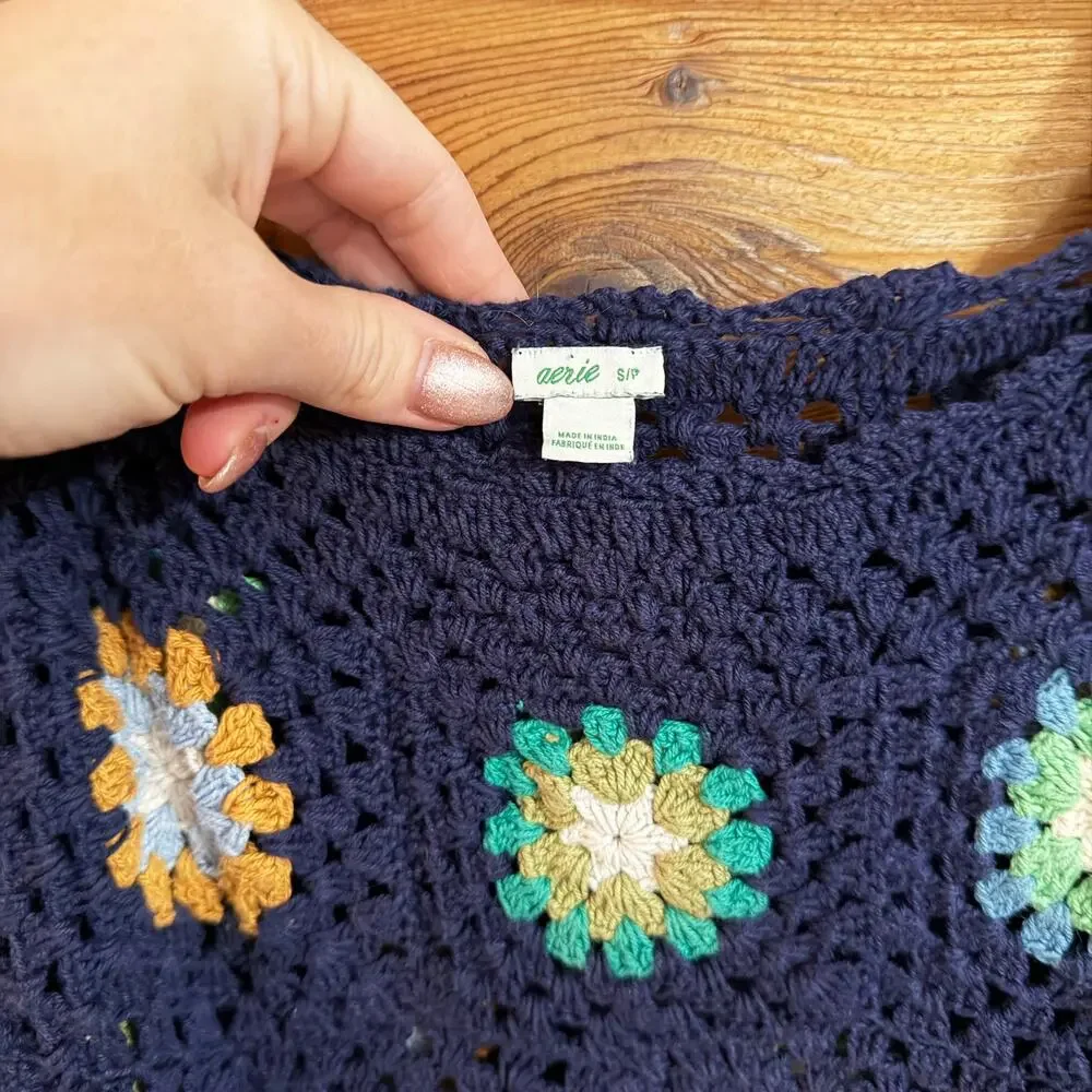 aerie crochet crop
