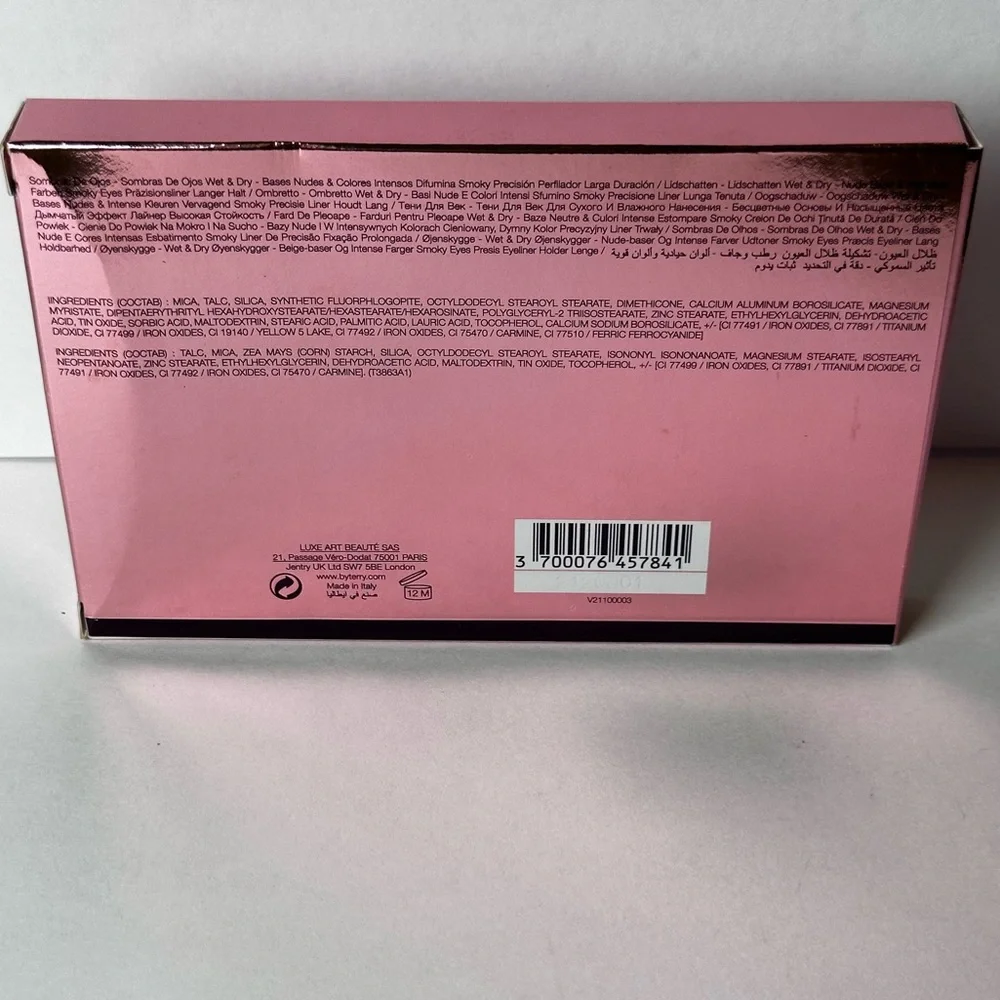 🆕 BY TERRY V.I.P. Expert Palette Terrybly Paris 3. Paris Mon Amour 10 Pans NIB