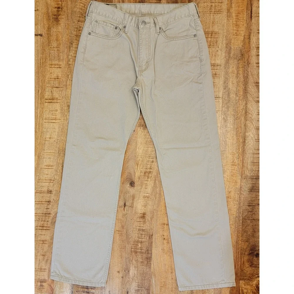 Levi's 514 Straight Fit Beige‎ Khaki Pants Men's Waist 32