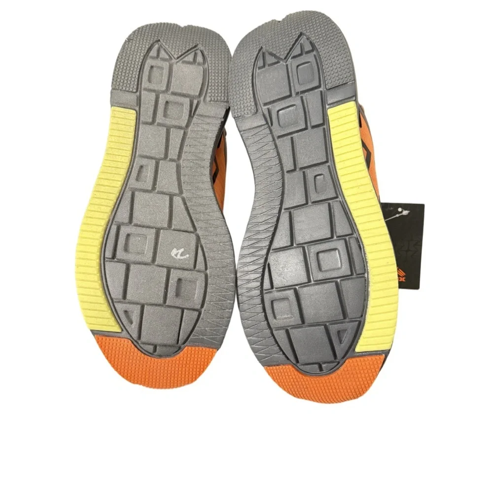 RBX Vibrant Orange and Gray Sneakers