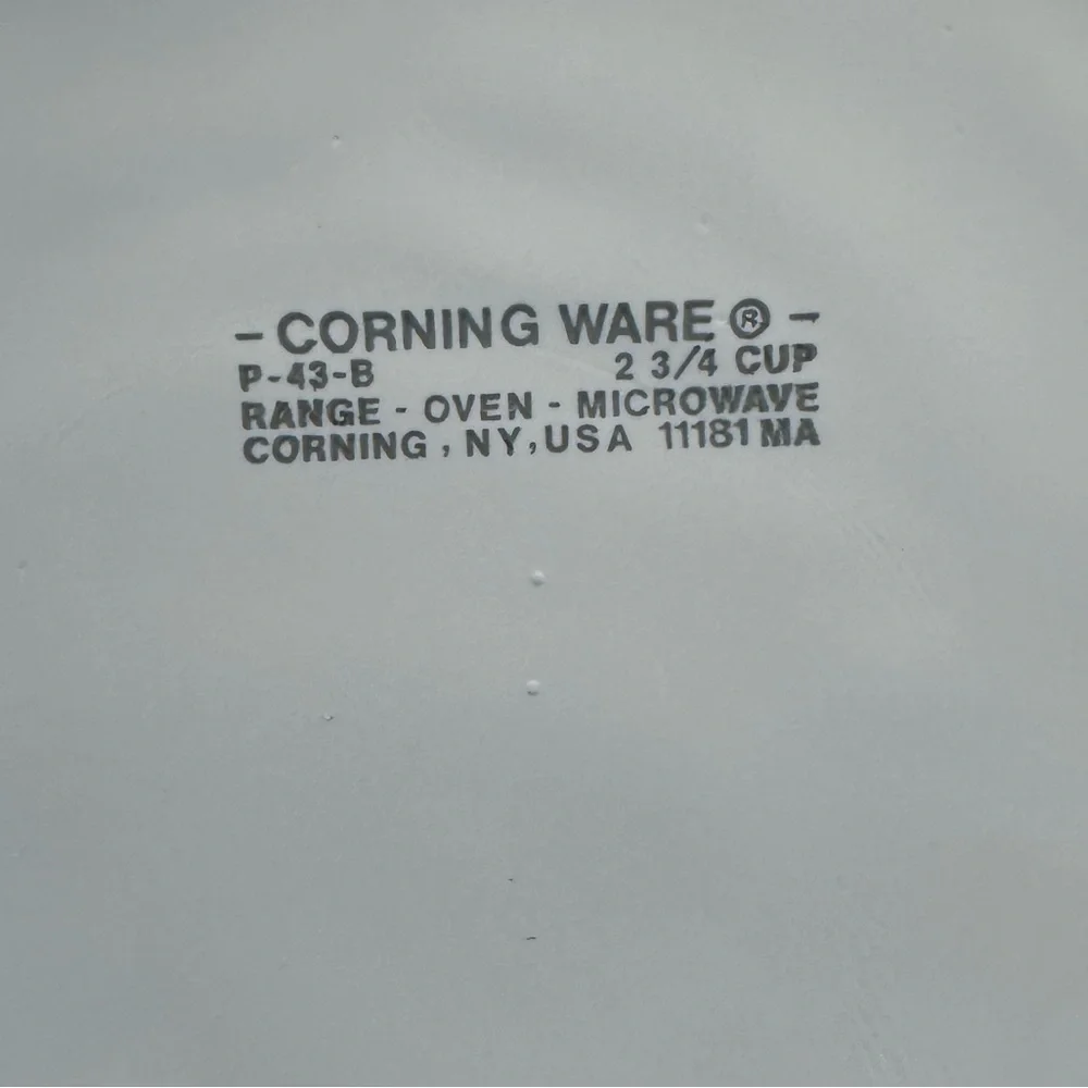 Corningware vintage corning