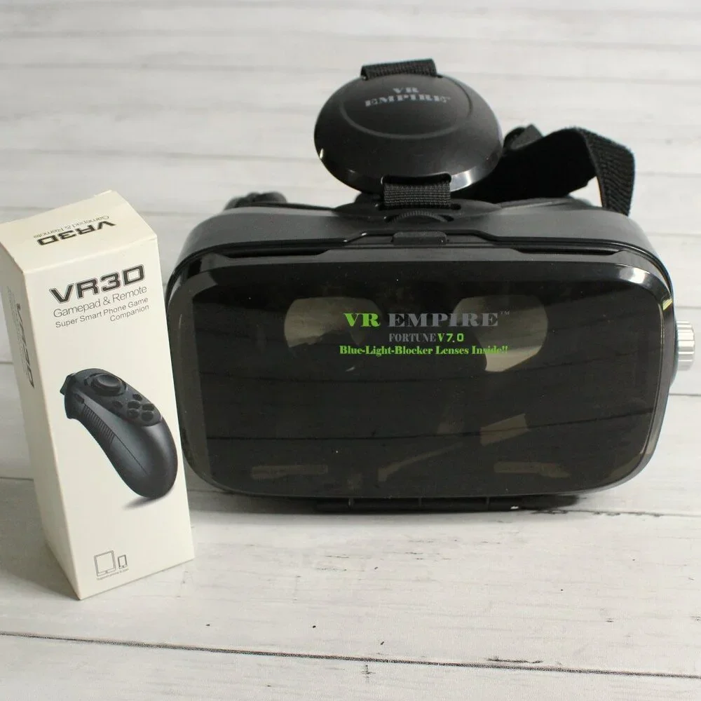 Virtual Reality VR Empire Fortune V 7.0 Glasses Goggles VR3D Wireless Remote