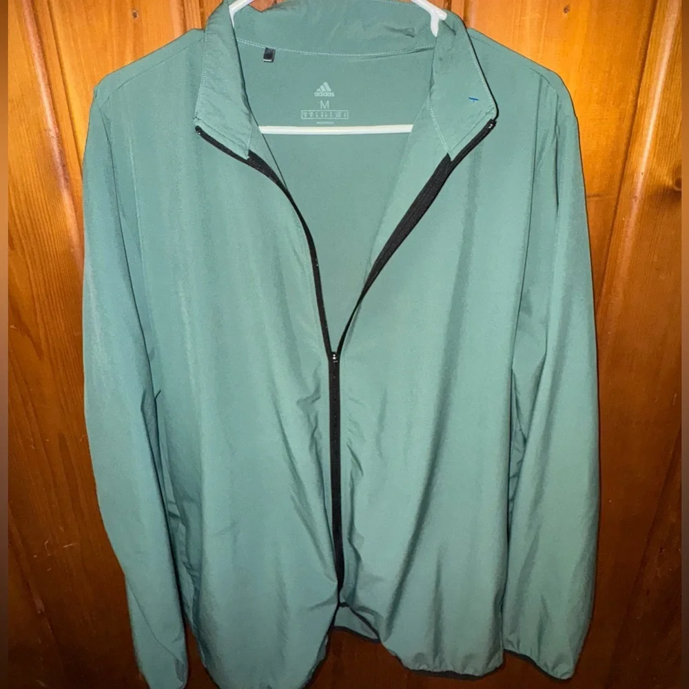 Adidas Forest Green Windbreaker