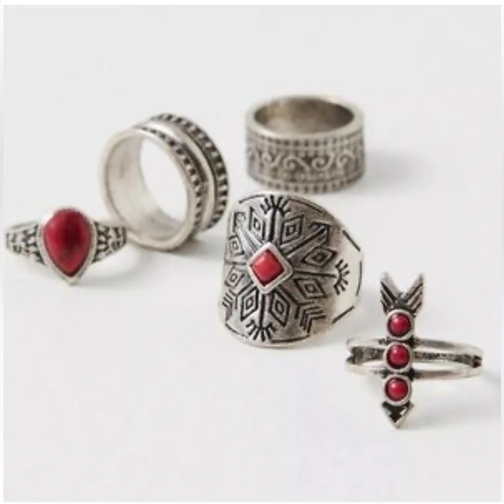 Free People bold bohemian rings