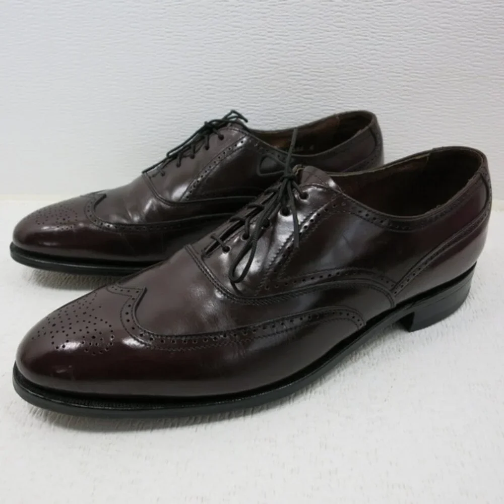 Bostonian Wingtip Brogue Leather Fashion Dress Oxford Men's Footwear Sz 11 C/A