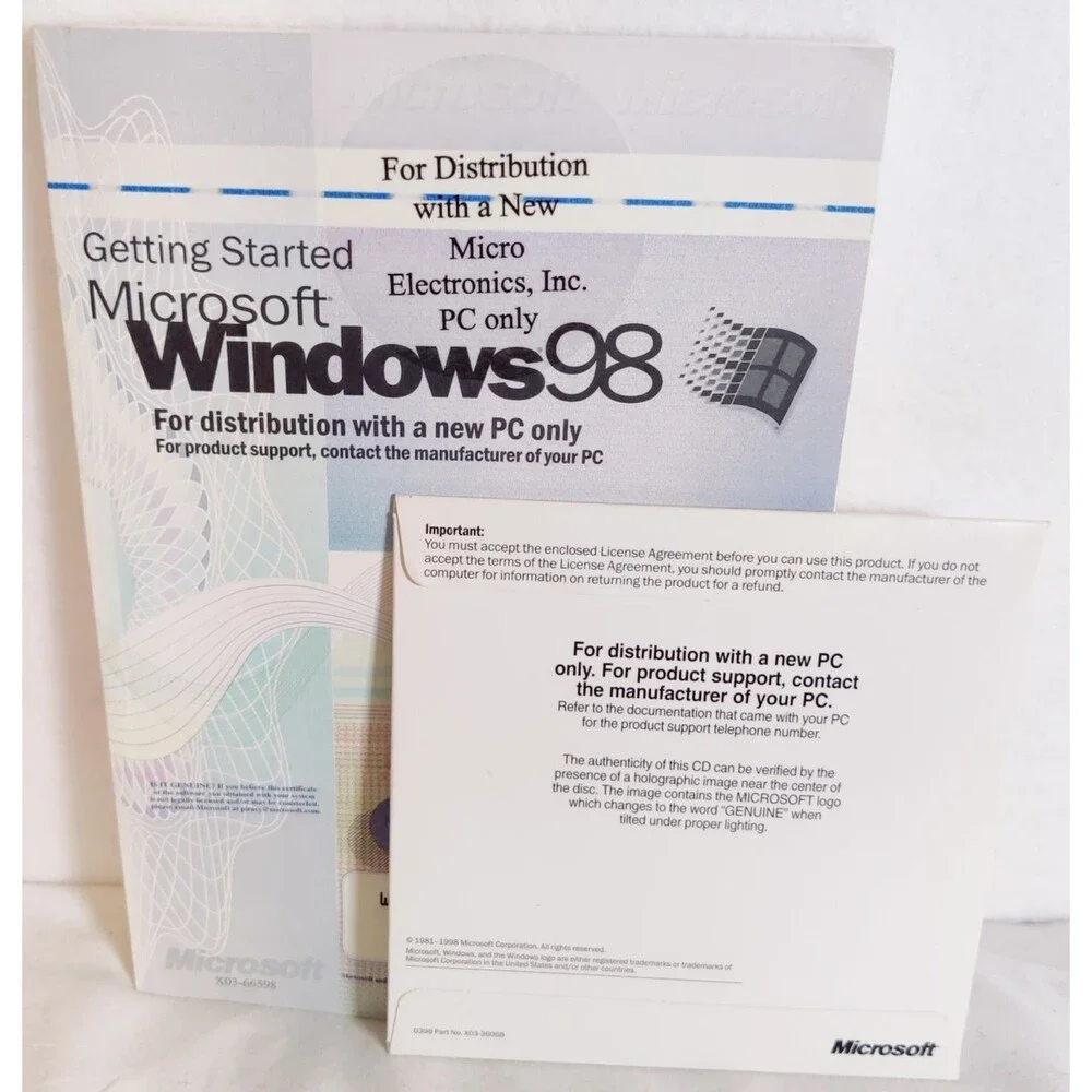 Microsoft windows 98