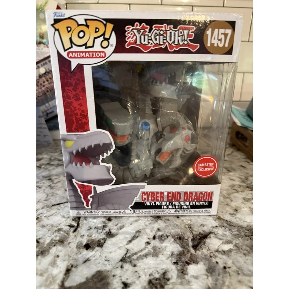 Funko Pop Animation Yu-Gi-Oh 1457 Cyber End Dragon Gamestop Vinyl Figure New
