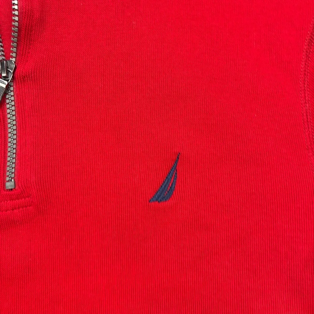 Nautica garment hem sweater
