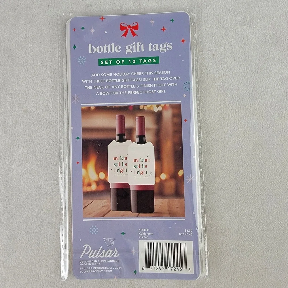Pulsar Products festive bottle
