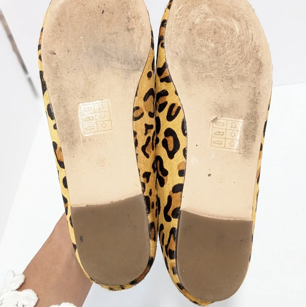 J. Crew crew leopard