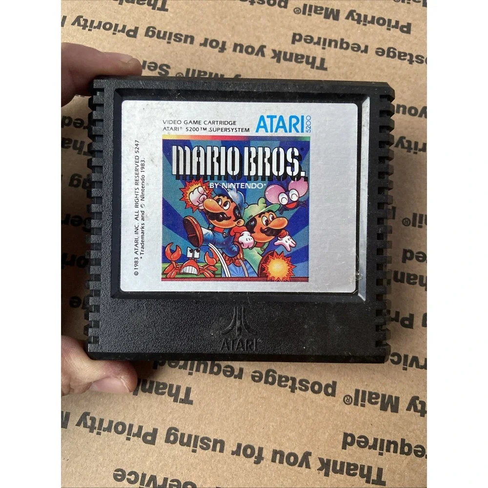 Nintendo Atari 5200 Video Game Cartridge Only ~ Mario Bros.