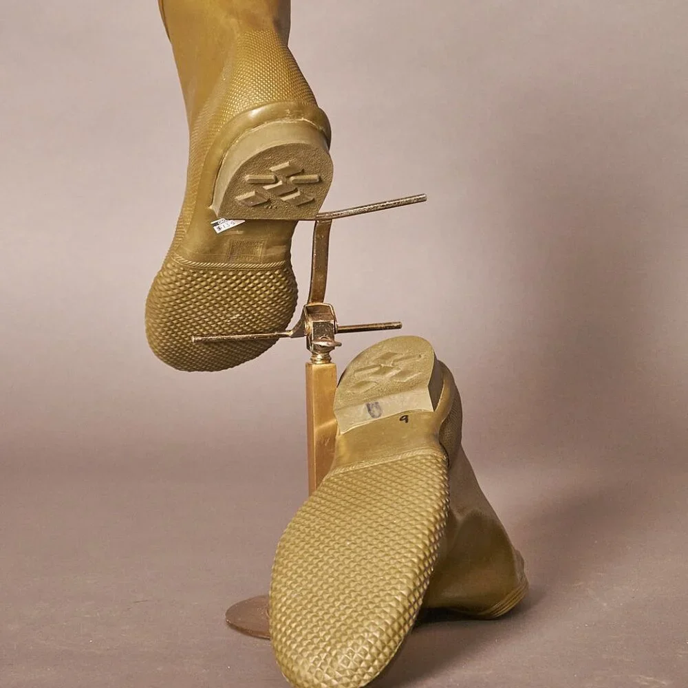 1960s America’s Paracord Army Green Galoshes Rain Boots