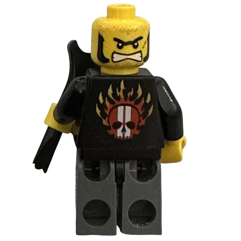 Lego minifigure backyard