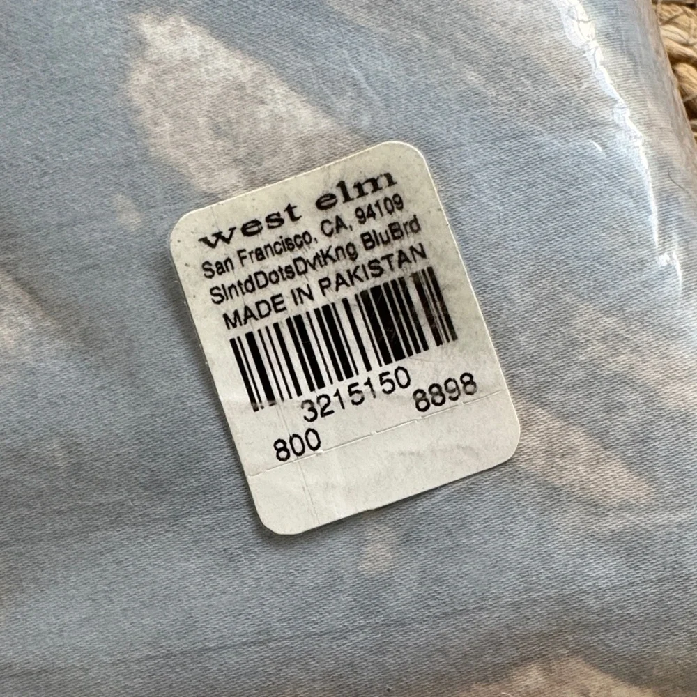 West Elm elegant duvet