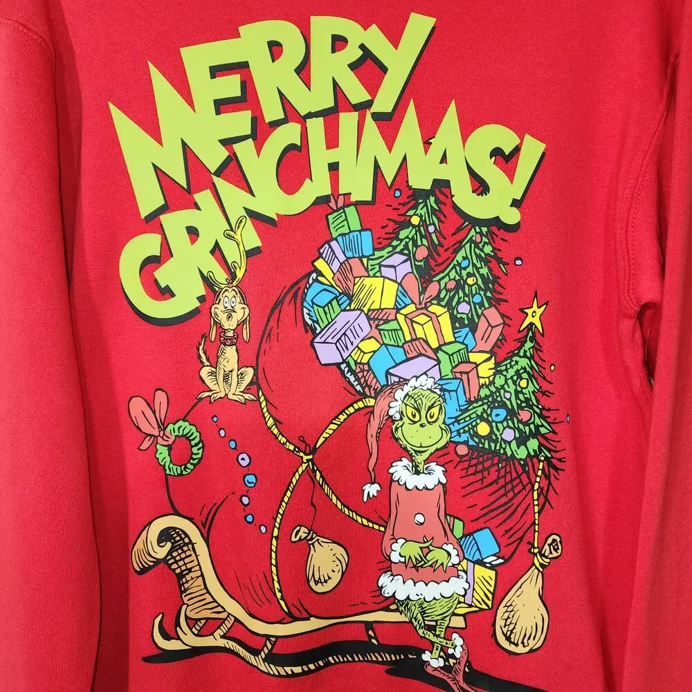 The Grinch Merry Christmas women small sweatshirt