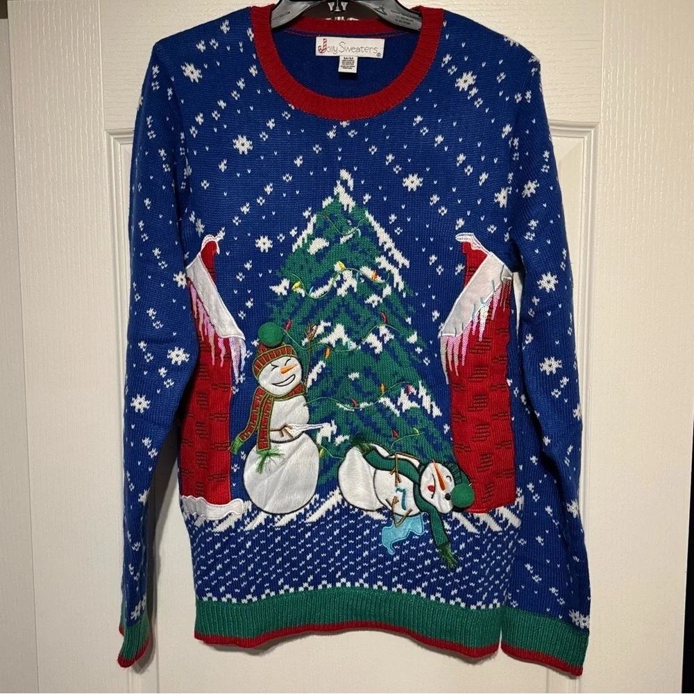 Jolly Sweaters Light Up Ugly Funny Christmas Sweater