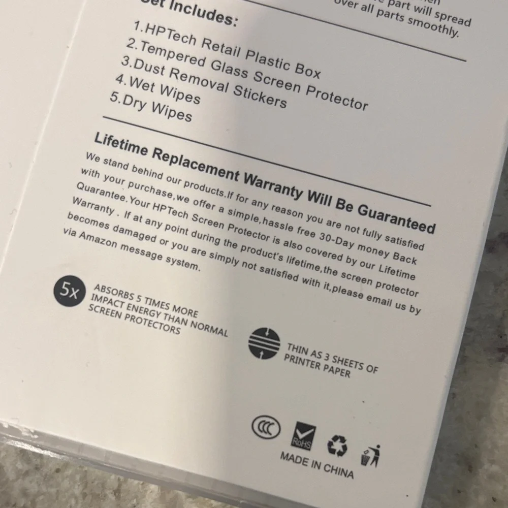 LG G7 Thinq Tempered Glass Screen Protector for Smartphones
