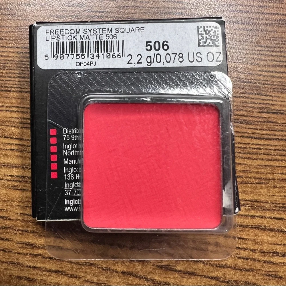 Inglot Freedom System Square Lipstick Matte #506