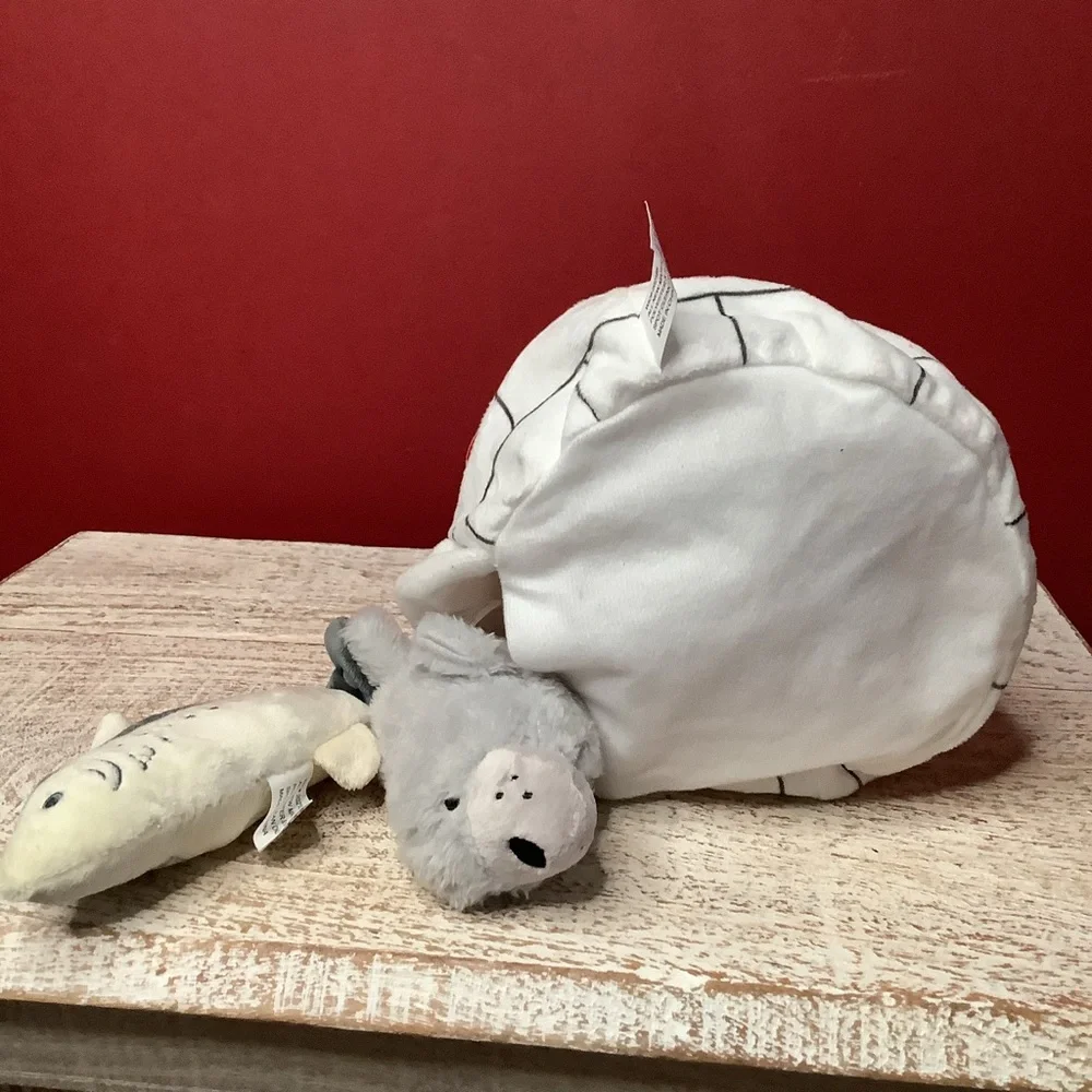 Pet Shoppe Igloo Plush Dog Toy Play Hide & Seek With Seal & Shark. It Cr…